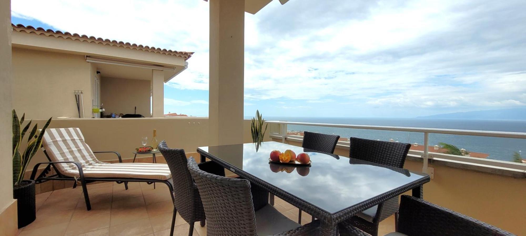 Luna - Ac, 2 Pools, Panoramic Ocean, Private Garage, Fibre Net Puerto de Santiago  Kültér fotó